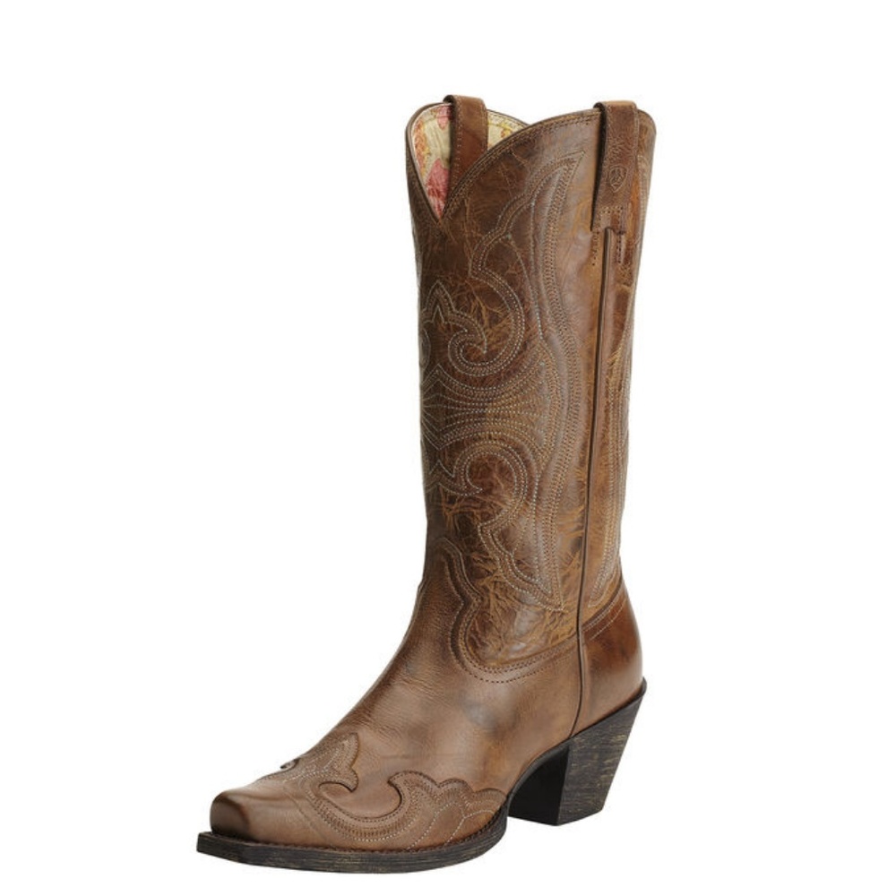 Ariat Round Up Snip Toe Cowboy Boots